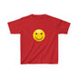 Smiley Face Kids Tee, Funny Kids Shirt, Cute Summer Tee, Gift for Kids, Playful Children