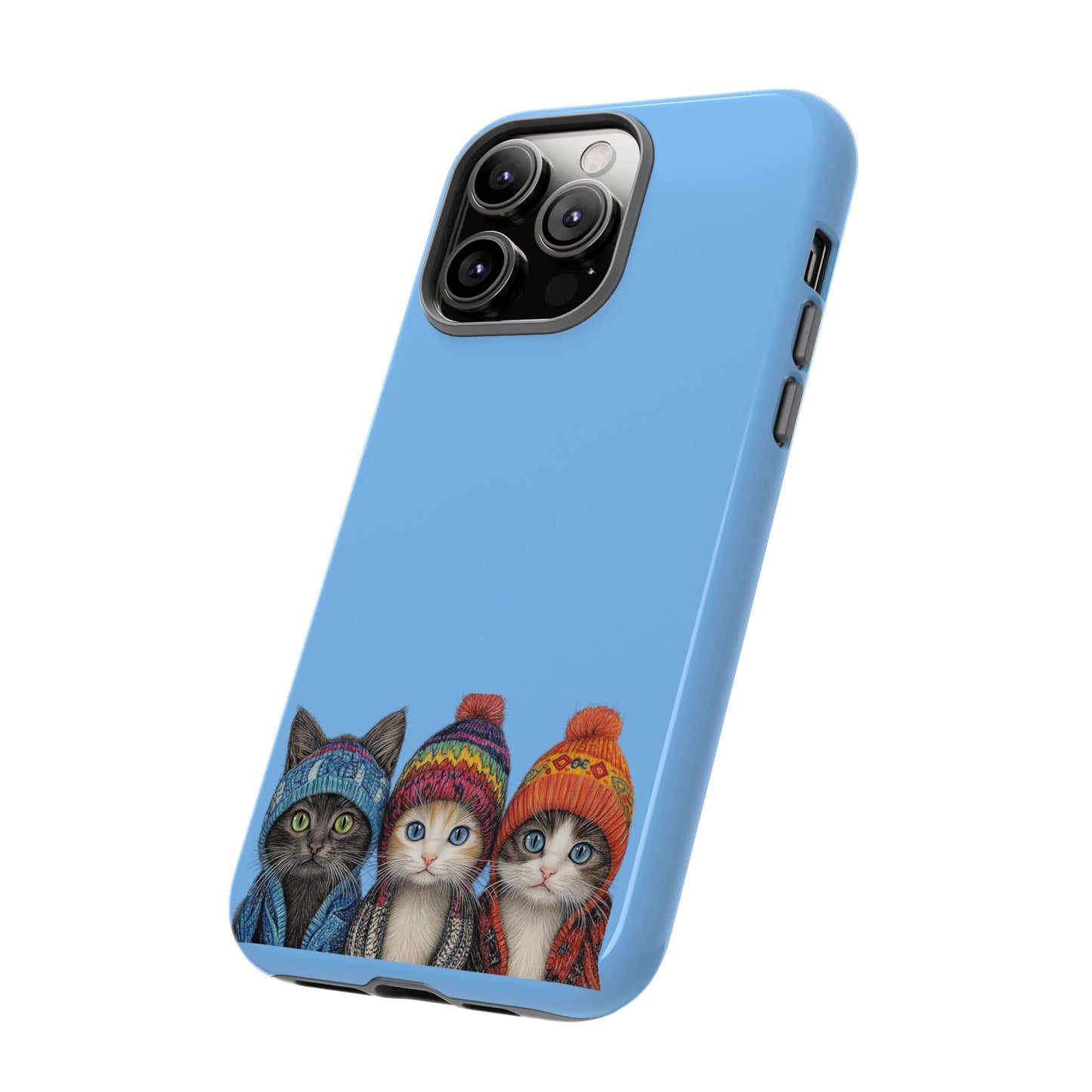 Cat-Themed Phone Case, Cute Cat Cases for Cat Lovers, Gifts for Cat Owners, Fun Cat Accessories, Holiday Present for Pet Lovers