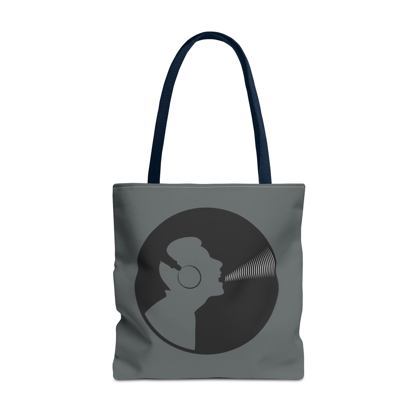 Music Lover's Tote Bag, Stylish Bag for Vinyl Enthusiasts, Gift for Music Lovers, Unique Shopping Tote, Record Player Accessory