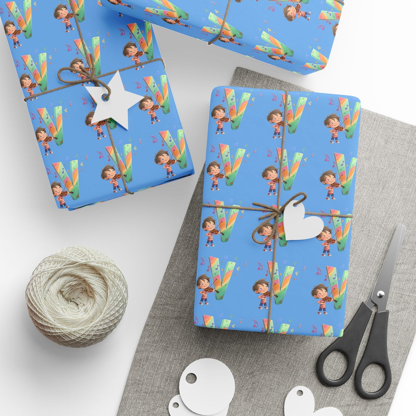 Colorful Gift Wrapping Paper for All Occasions, Birthday, Holidays, Kids' Gifts, Eco-Friendly Wrap, Fun Designs