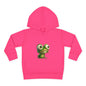 Whimsical Toddler Frog Pullover Hoodie, Cute Kids Fleece Sweater, Playful Toddler Clothing, Children's Gift, Animal Lover Apparel
