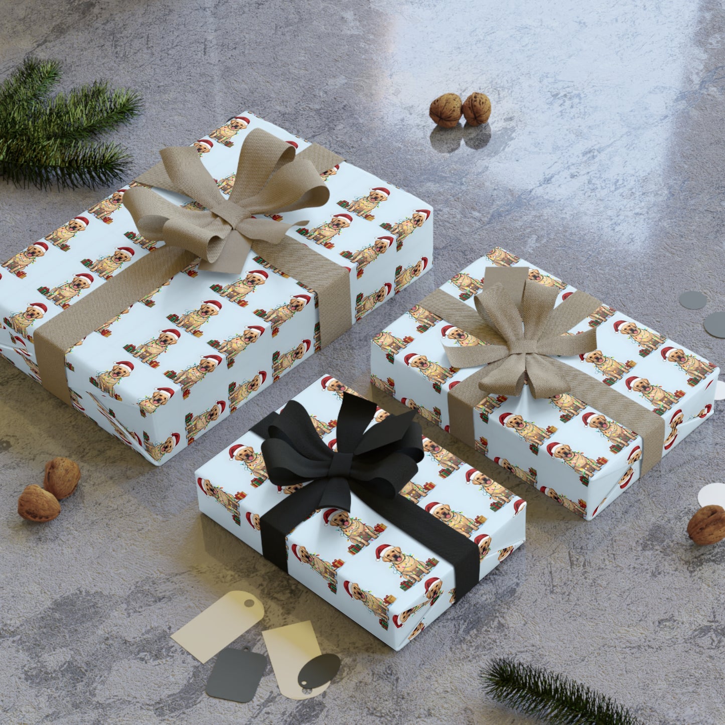 Whimsical Gift Wrapping Paper Roll | Cute Holiday Wrap, Party Decor, Birthday, Christmas, Unique Gift Presentation