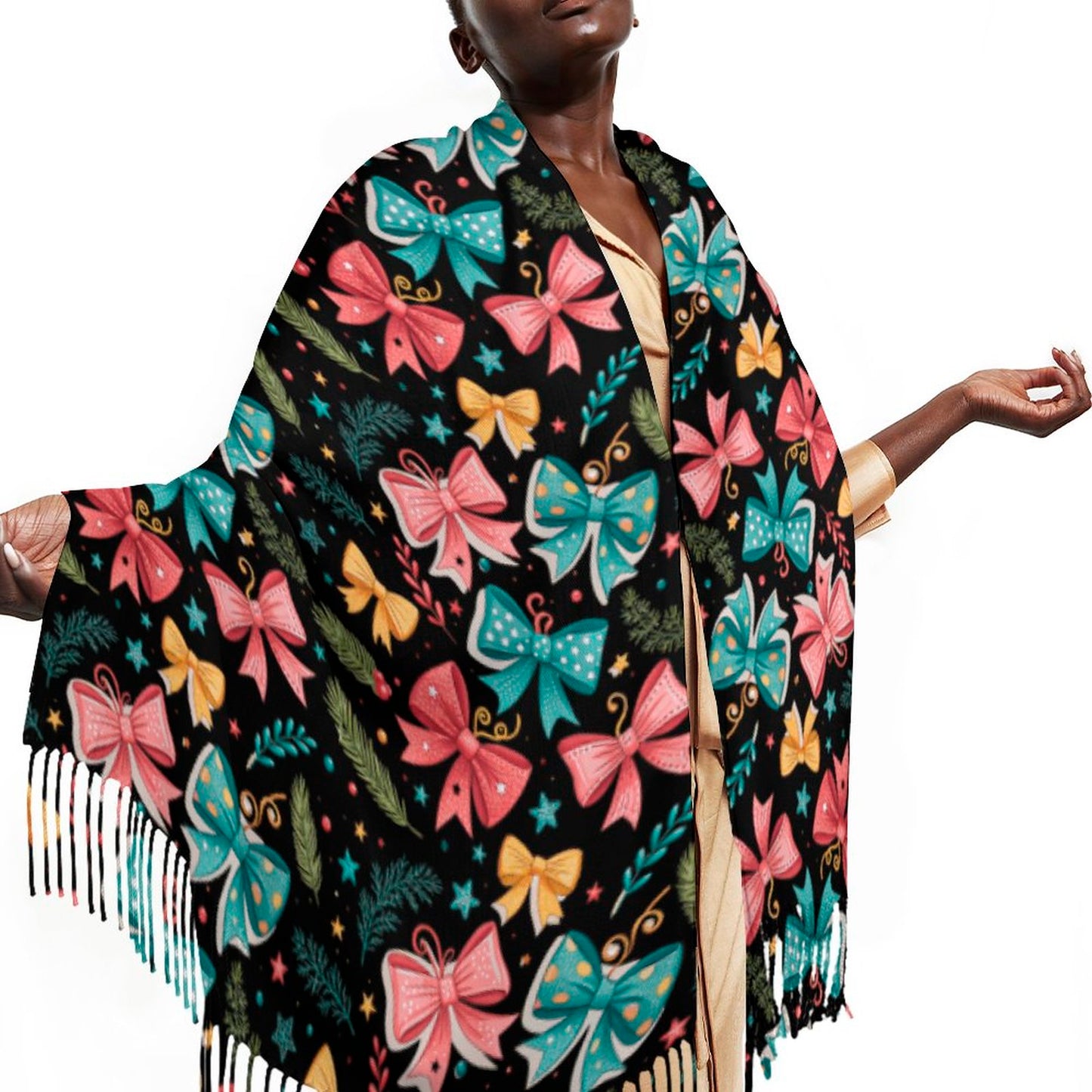 Cashmere-like Tassel Scarf