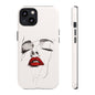 Stylish Phone Case with Artistic Lip Design, Femme Tech Accessory, Trendy Device Cover, Gift for Her, Unique Phone Accessories