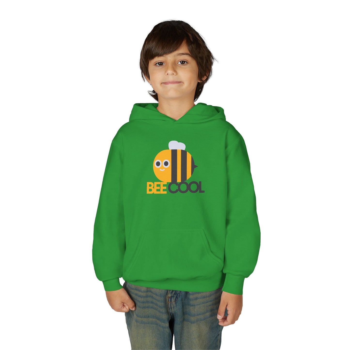 Youth Heavy Blend Hooded Sweatshirt - Bee Cool
