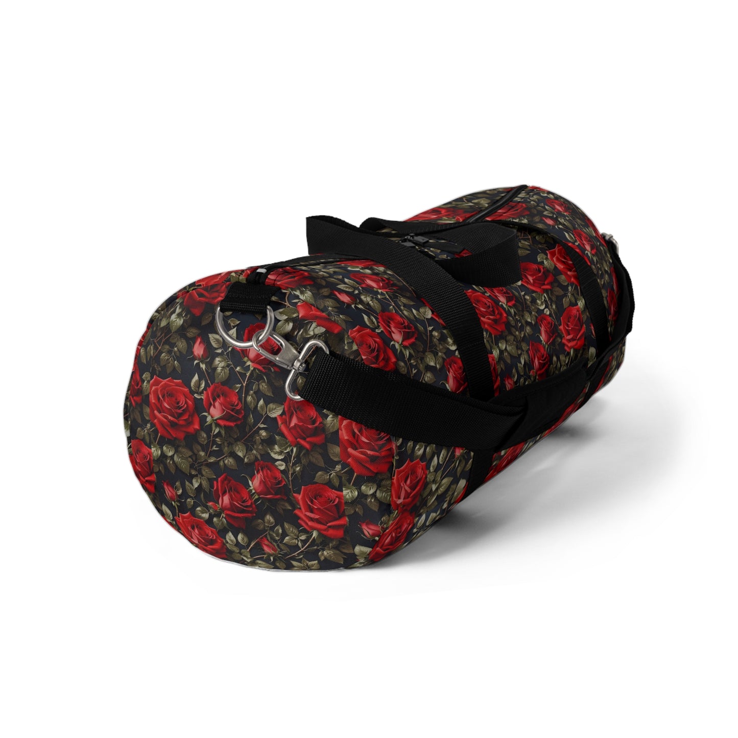 Romantic Floral Duffel Bag, Travel Bag, Gym Bag, Weekend Getaway Bag, Floral Print Luggage, Beautiful Rose Design