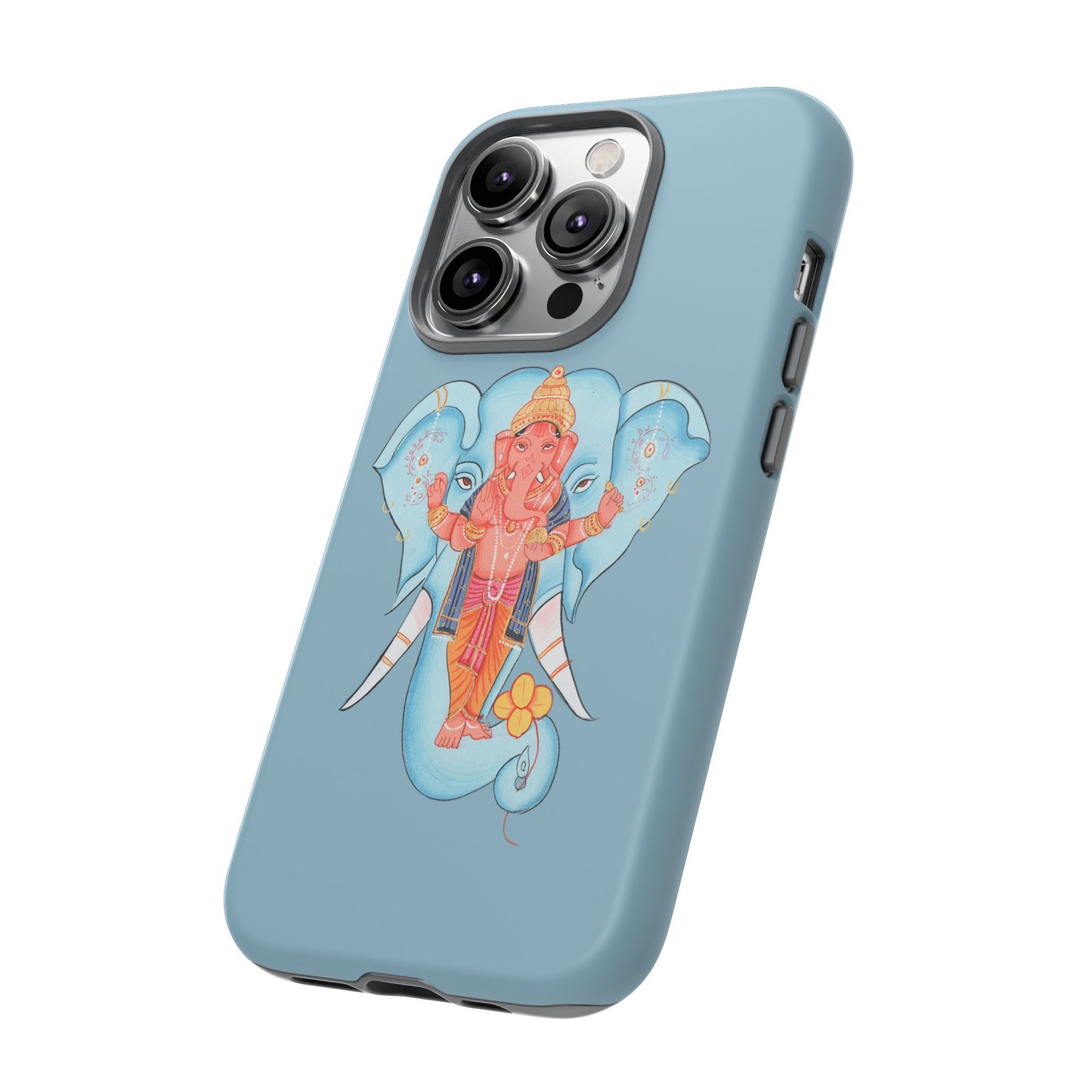 Tough Cases: Ganesh-Inspired Phone Case, Bohemian Phone Cover, Hindu Art Accessory, Festival Gift, Protective Phone Shell