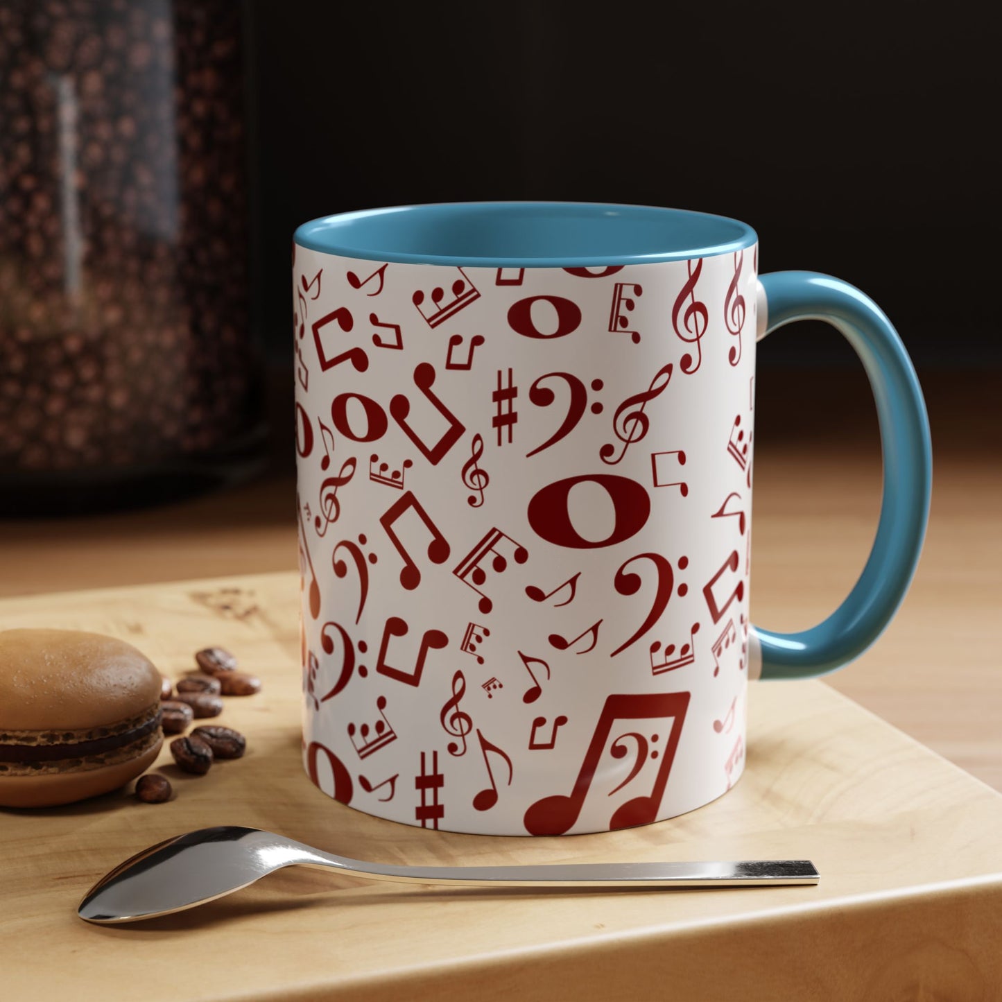 Musical Accent Mug - Perfect for Music Lovers, Gifts for Musicians, Coffee Lover's Essential, Singing Inspiration, Music-Themed [...]