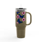 Floral Butterfly Insulated Travel Mug, 40oz - Perfect for Nature Lovers, On-the-Go Coffee, Outdoor Adventures, Birthday Gift, [...]