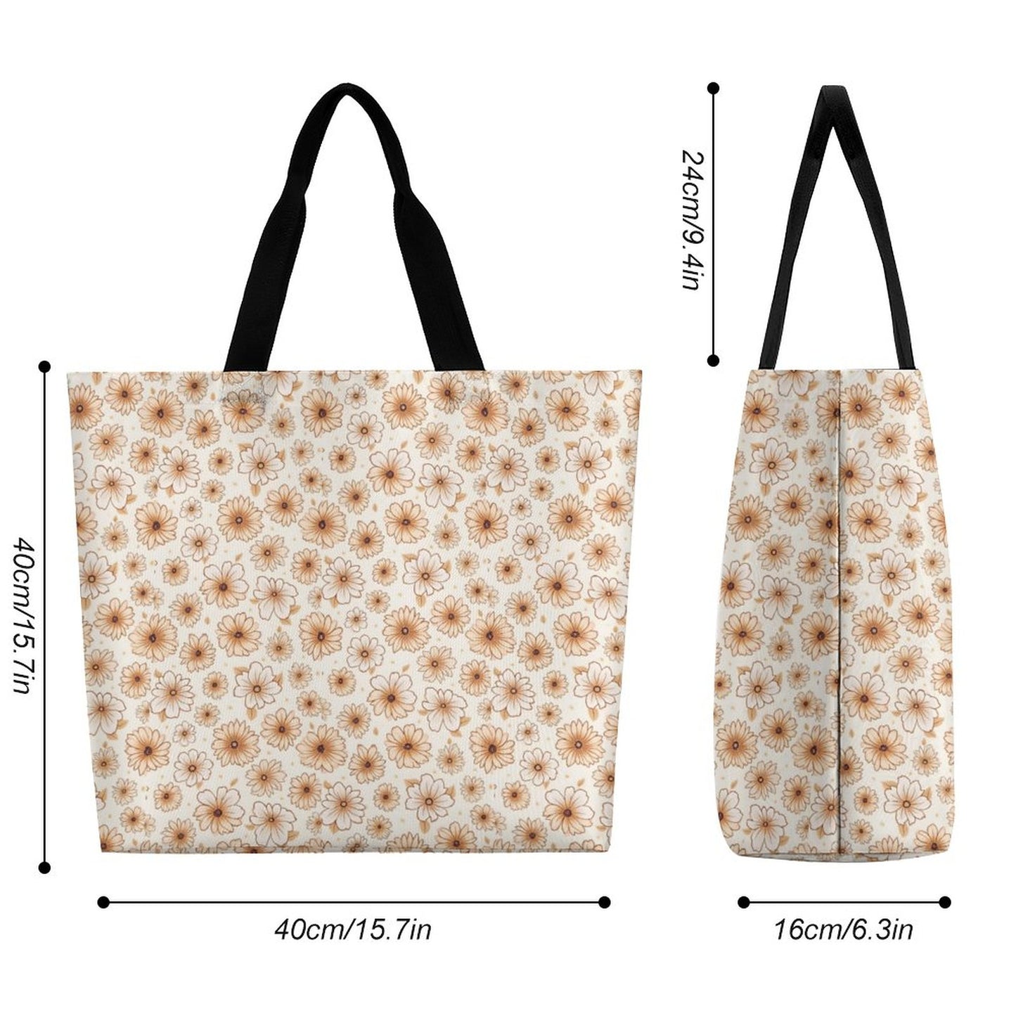 Large One Shoulder Shopping Bag