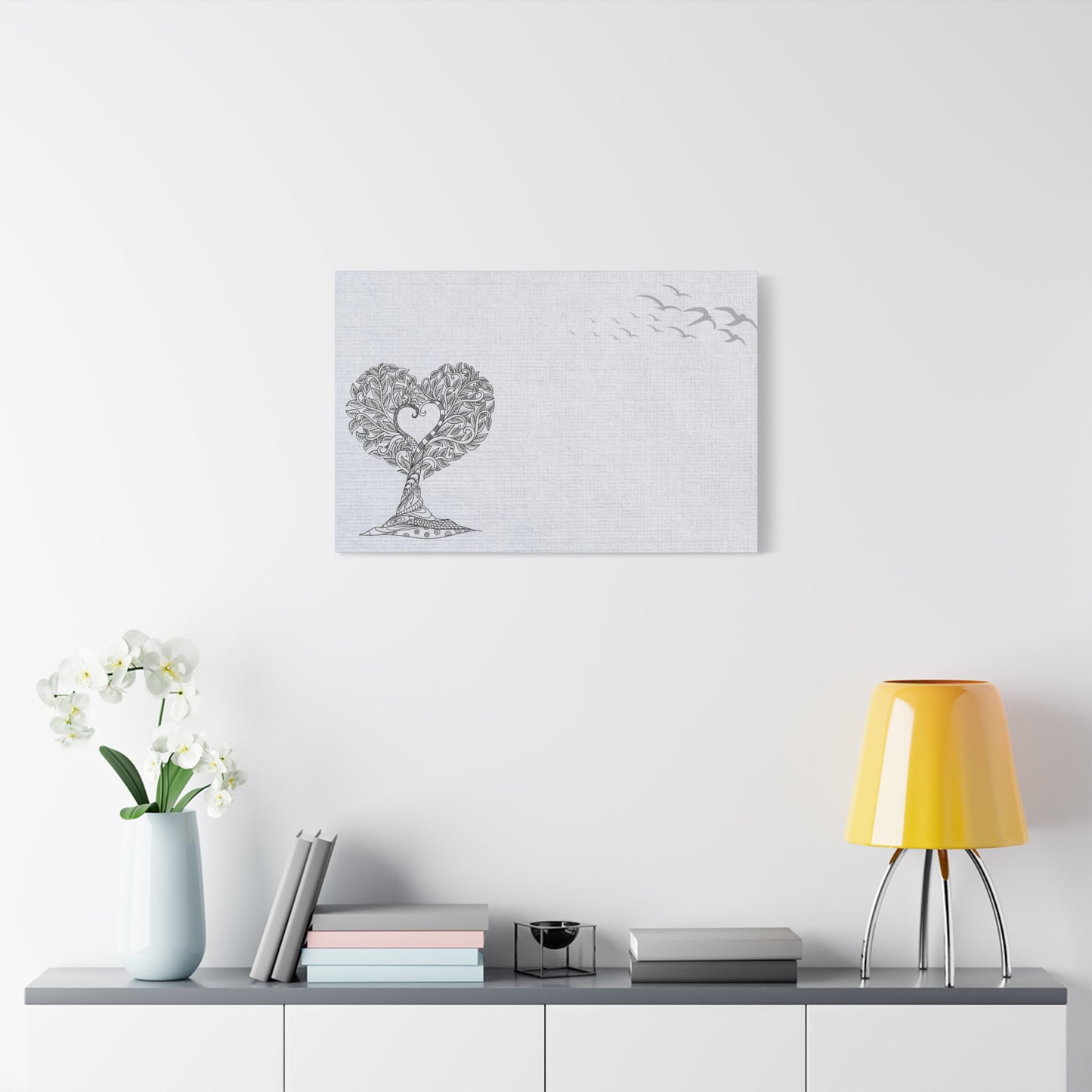 Matte Canvas, Stretched, 1.25" - Heart Tree