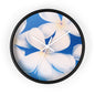 Serene Floral Wall Clock Perfect for Home Decor, Living Room