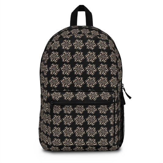 Elegant Floral Pattern Backpack, Stylish Daypack for School, Travel, Gift for Students, Trendy Bag for Everyday Use, Unique Backpack Design