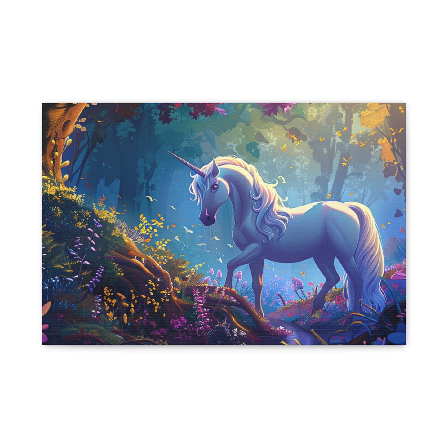 Matte Canvas, Stretched, 1.25" - Unicorn
