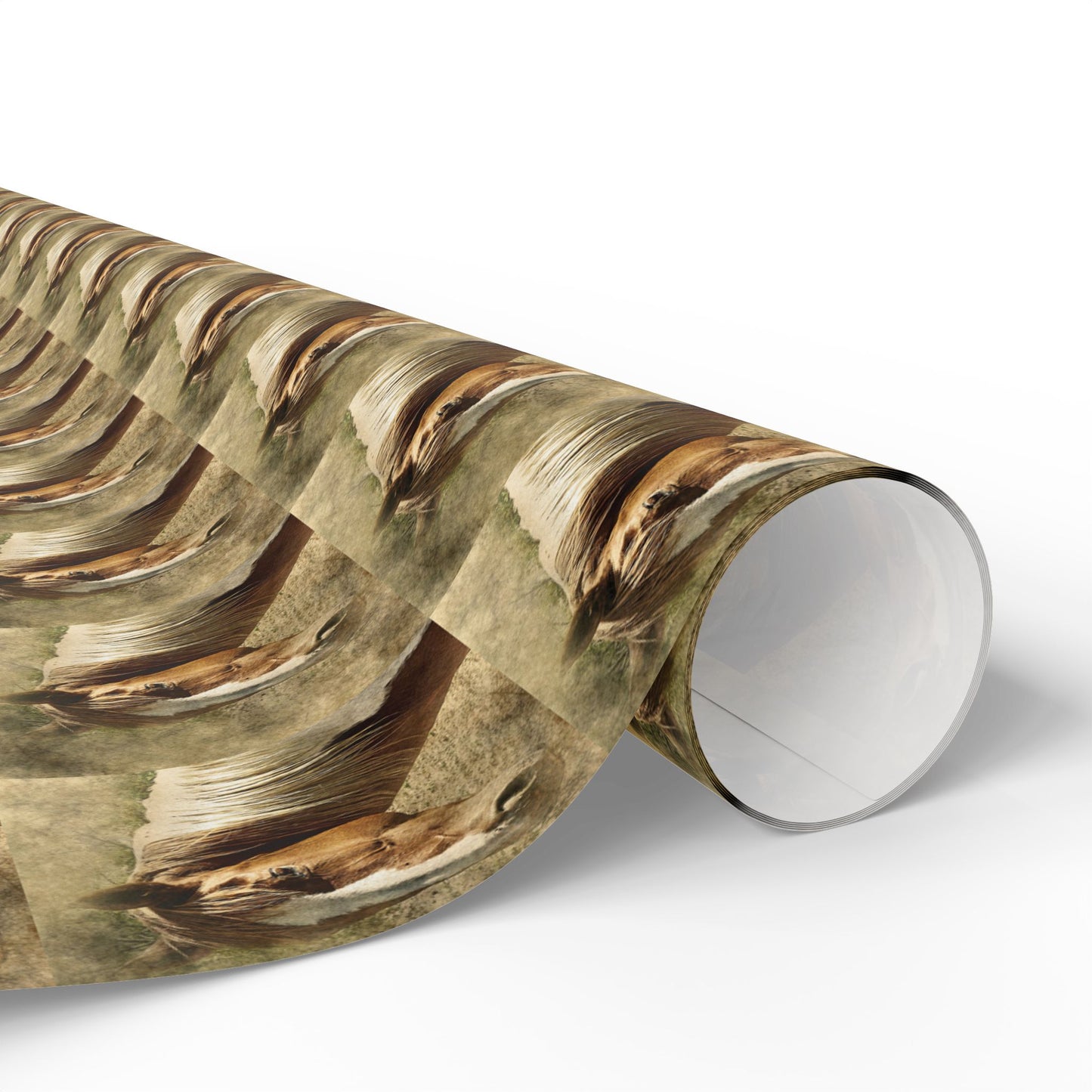 Wrapping Paper - Rustic Horse Pattern Gift Wrap