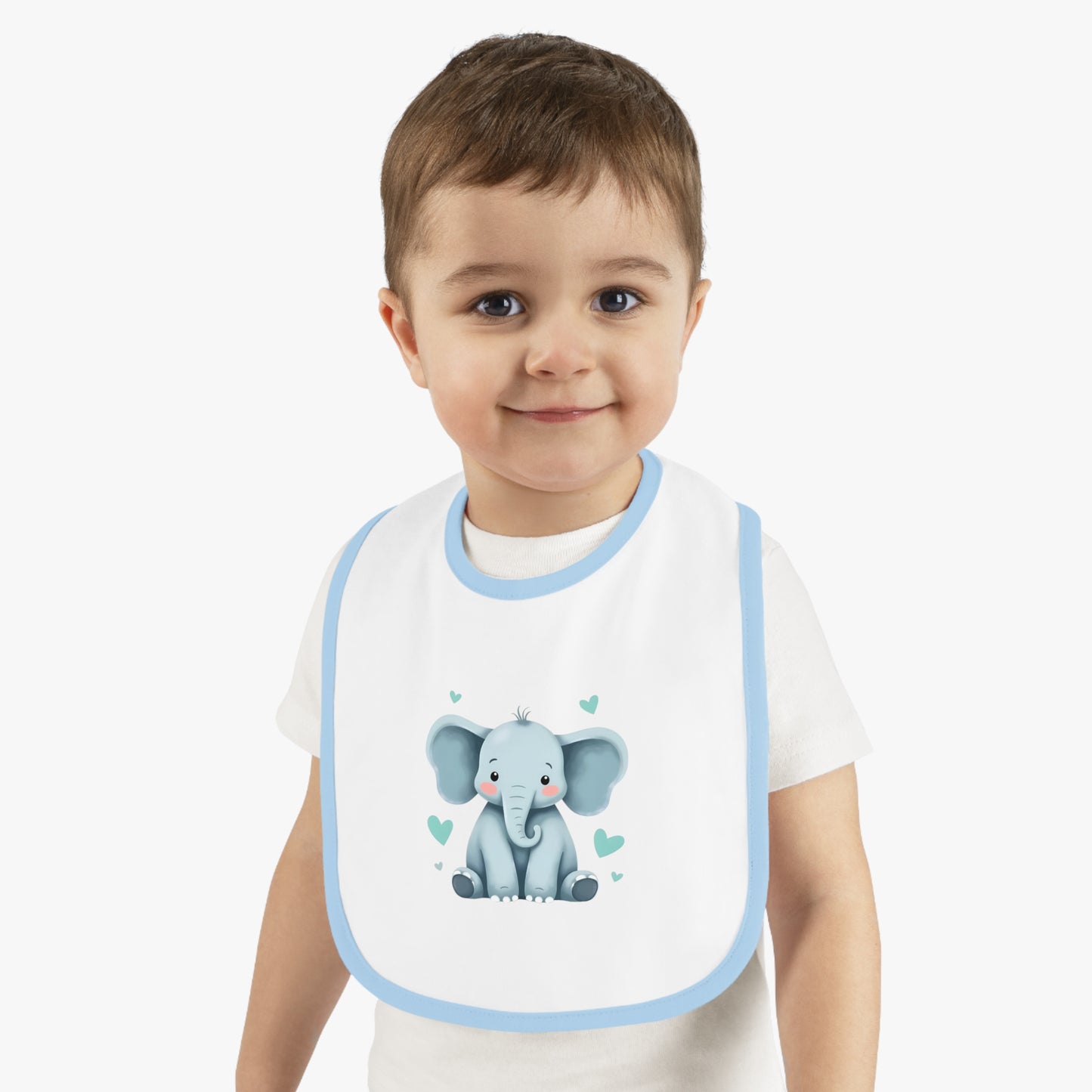 Cute Elephant Baby Bib - Adorable Infant Feeding Accessory, Perfect Baby Shower Gift, Toddler Bib, Newborn Essential, Eco-Friendly Babywear