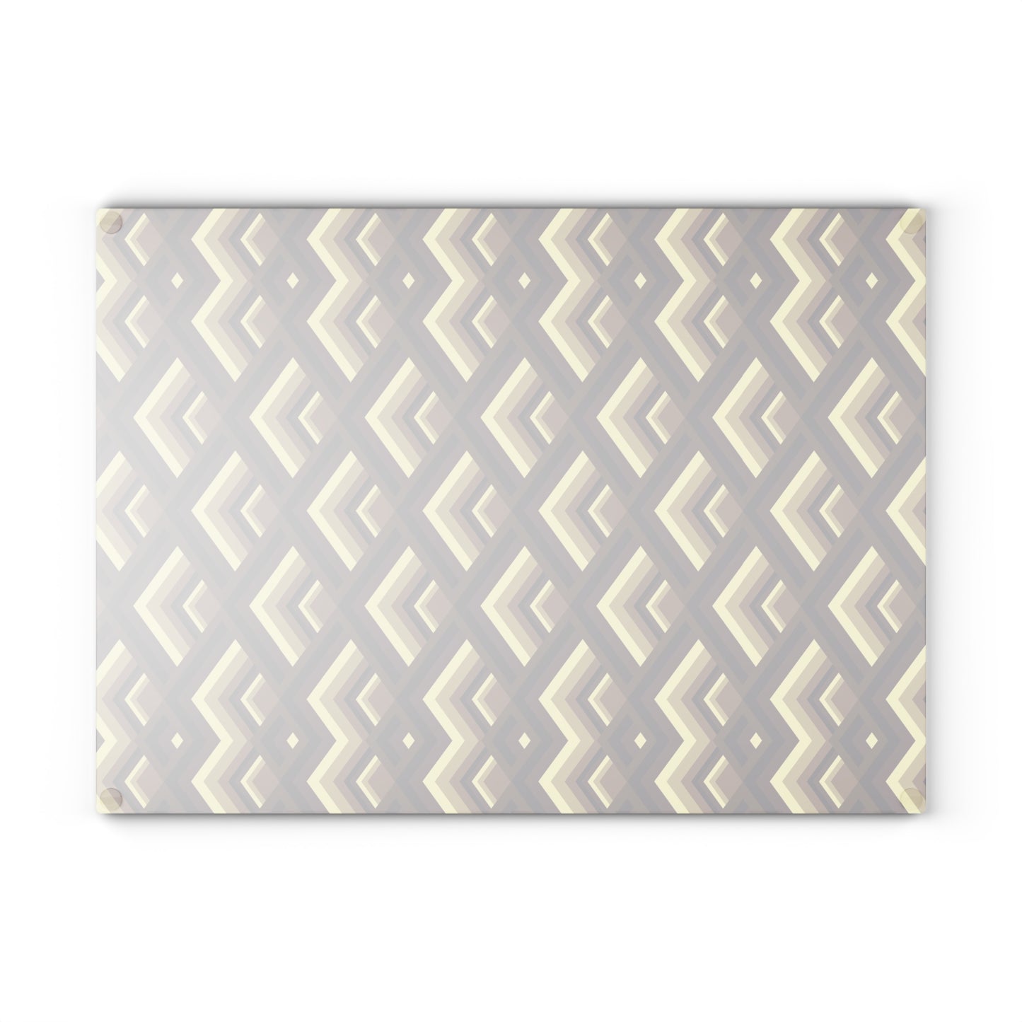 Geometric Glass Cutting Board, Modern Kitchen Decor, Unique Gift for Chefs, Housewarming, Wedding, Rustic Kitchen