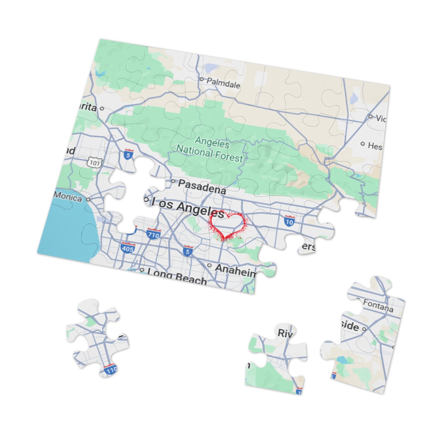 Los Angeles Love Jigsaw Puzzle with Tin | Fun Family Game, Unique Gift, Travel Keepsake, Home Decor, Puzzle Lovers