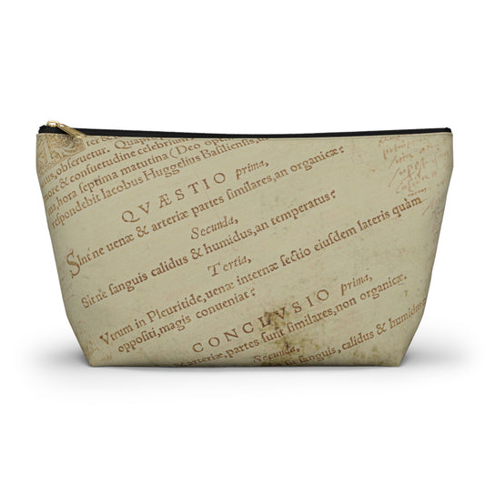 Vintage-Inspired Accessory Pouch - Perfect for Travel, Makeup, or School Supplies, Ideal Gift for Book Lovers, Teachers, Students