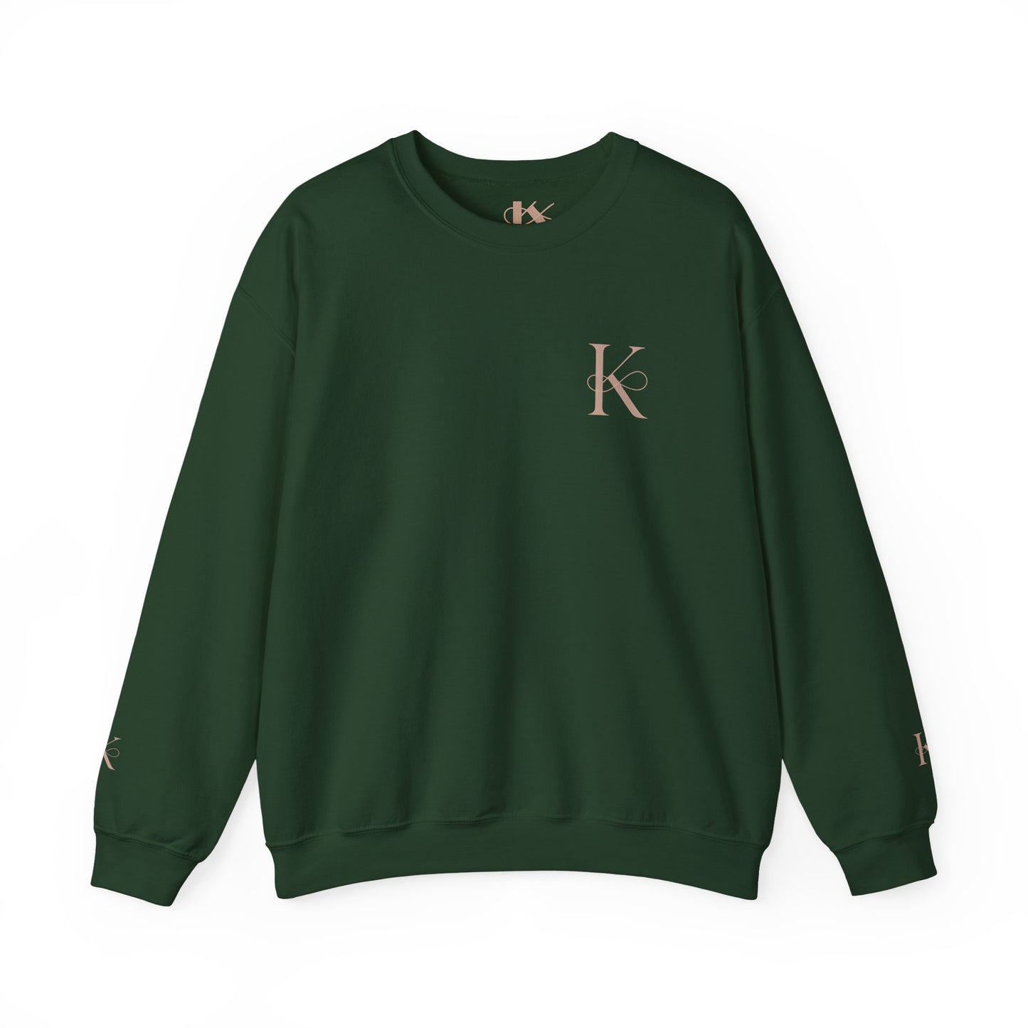 Minimalist Unisex Crewneck Sweatshirt with Initial Charm, Comfortable Lounge Wear, Gift for Him or Her, Casual Style, Everyday Essential