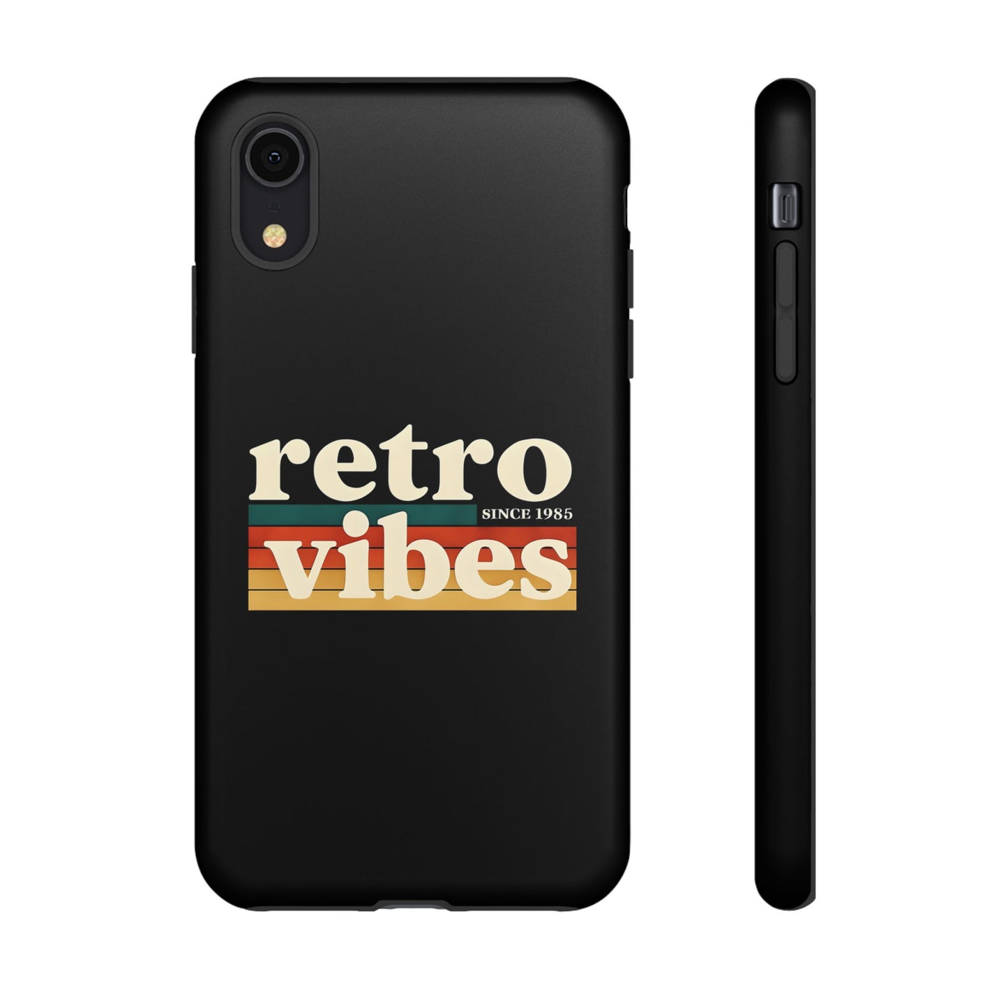 Retro Vibes Phone Case, Tough Phone Cover, Vintage Style Case, Gift for Music Lovers, Retro Aesthetic Accessory