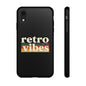 Retro Vibes Phone Case, Tough Phone Cover, Vintage Style Case, Gift for Music Lovers, Retro Aesthetic Accessory