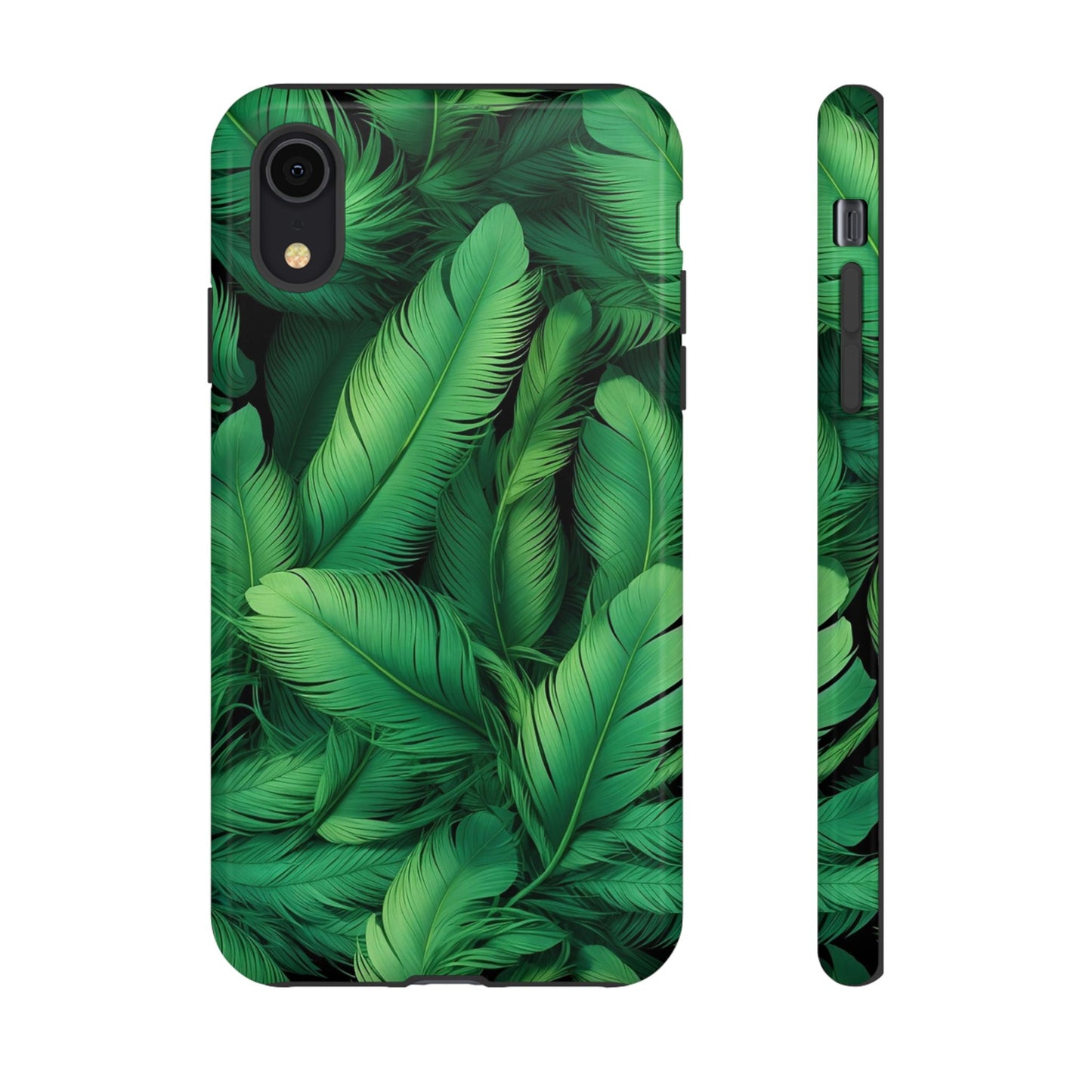Tough Cases - Tropical Leaf Phone Case, Nature-inspired, Phone Accessory, Gift for Her, Jungle Theme, Eco-Friendly