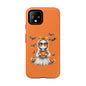Halloween Ghost Phone Case, Cute Cat Ghost Case, Autumn Phone Cover, Spooky Season Gift, Trick or Treat Case