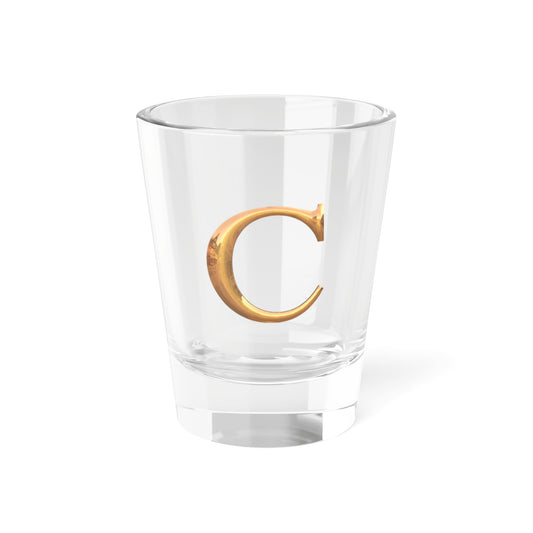 Personalized Initial Shot Glass - Unique Gift for Celebrations, Weddings, Parties, Home Bar Essentials, Custom Drinkware