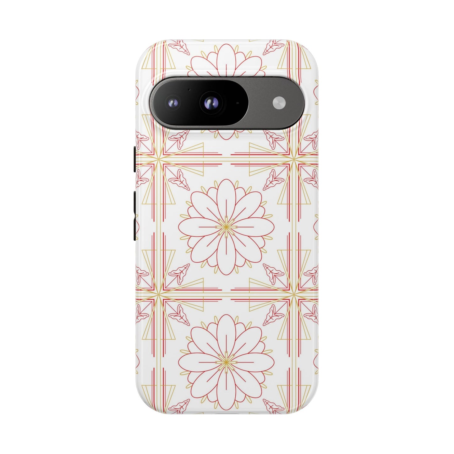 Floral Pattern Phone Case - Stylish Tough Case, Flower Design, Cute Mobile Cover, Phone Accessory, Gift for Her, Spring Style