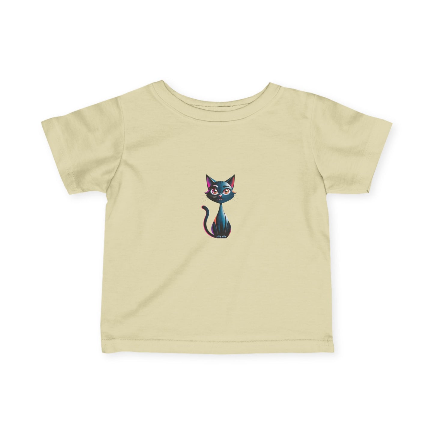 Cute Cat Infant Tee, Baby T-Shirt, Toddler Tee, Kids Gift, Pet Lover Shirt, Cat Lover Baby Clothes