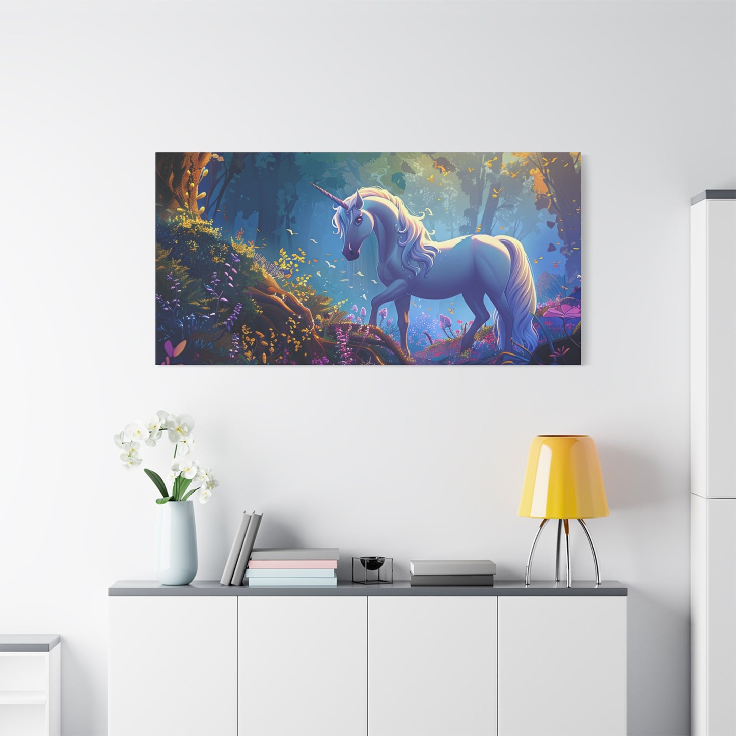 Matte Canvas, Stretched, 1.25" - Unicorn