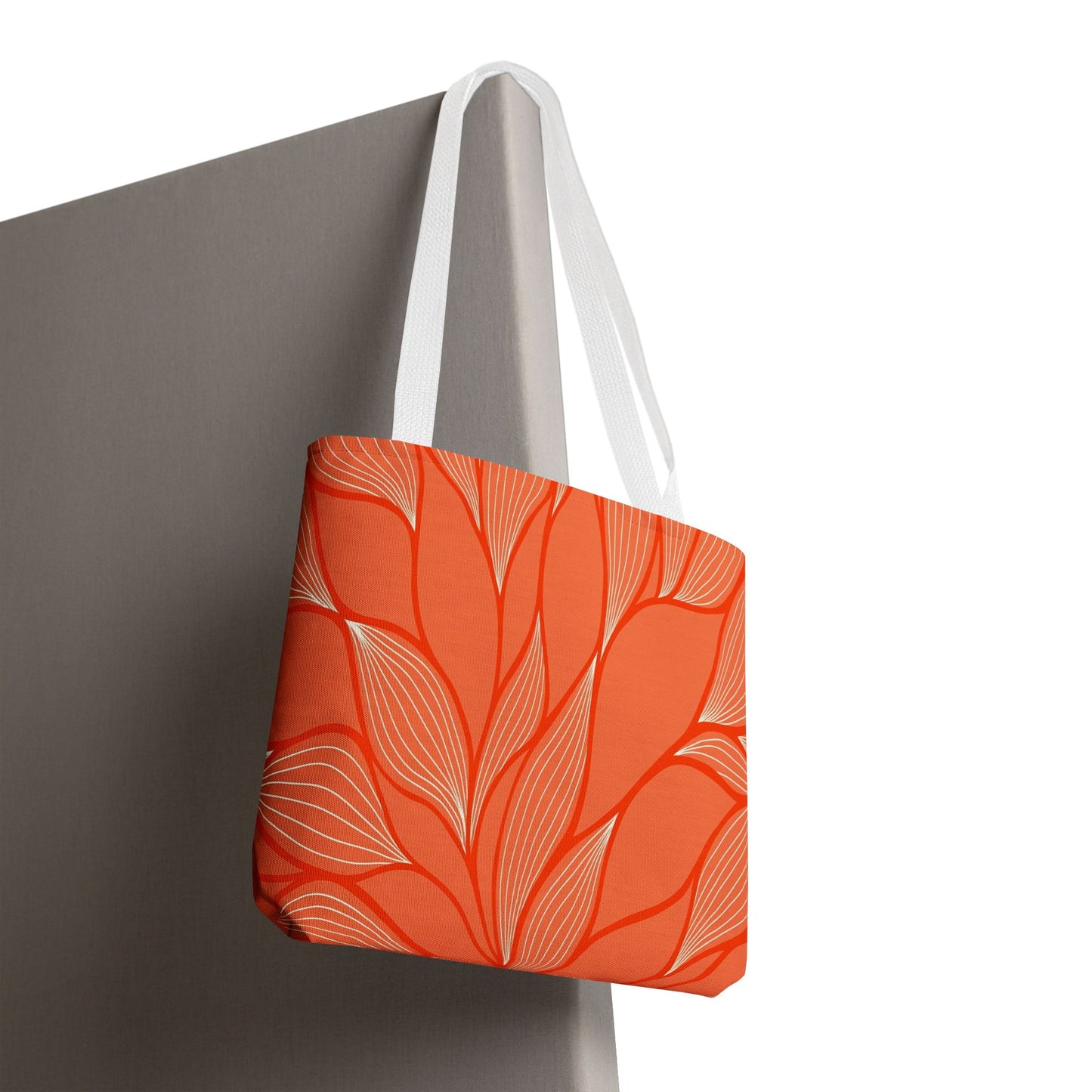 Vibrant Leafy Tote Bag, Stylish Grocery Bag, Eco-Friendly Shopping Tote, Floral Summer Tote, Gift for Plant Lovers