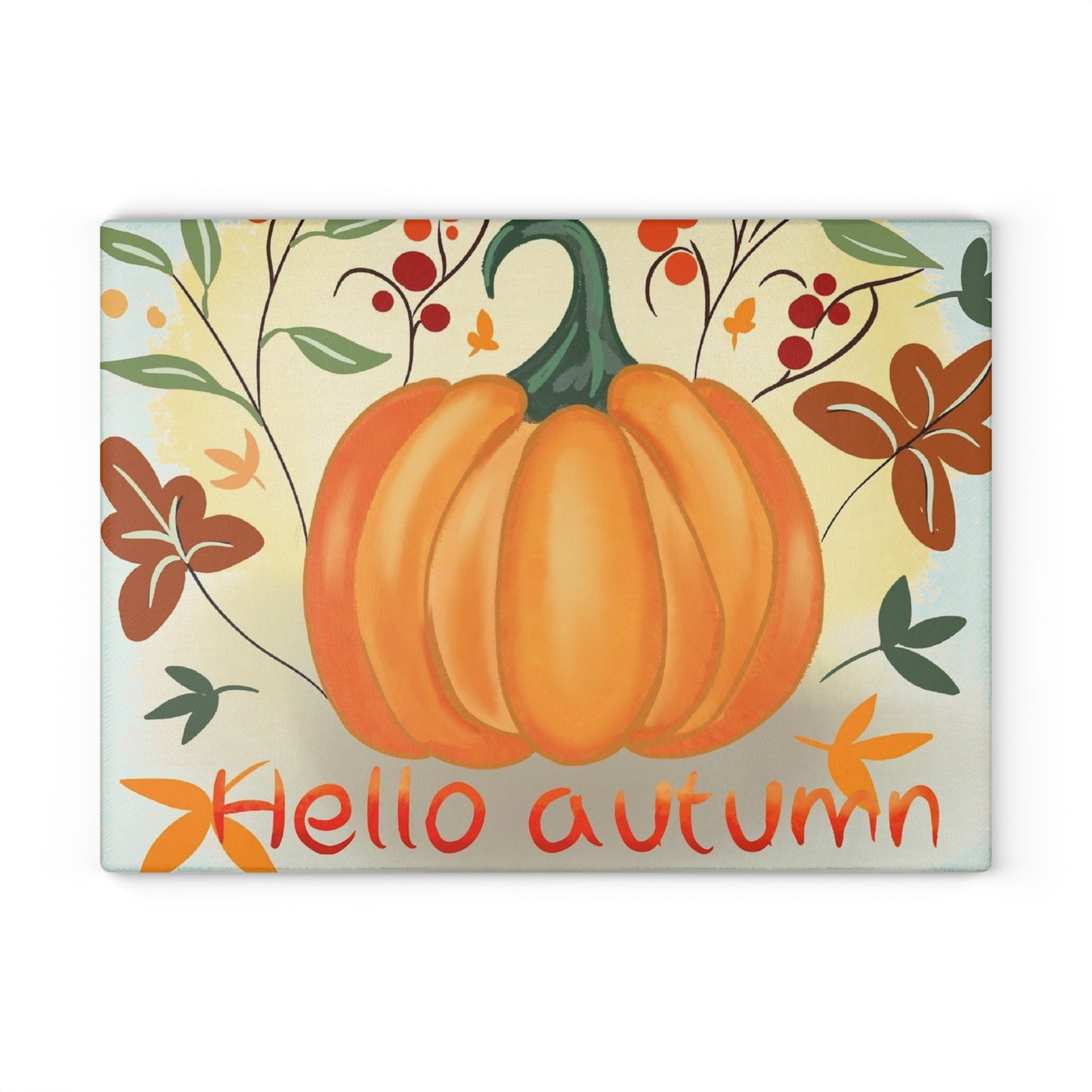 Autumn Pumpkin Cutting Board, Hello Autumn Glass Kitchen Decor, Fall Cooking Gift, Thanksgiving Kitchenware, Seasonal Home Decor, [...]