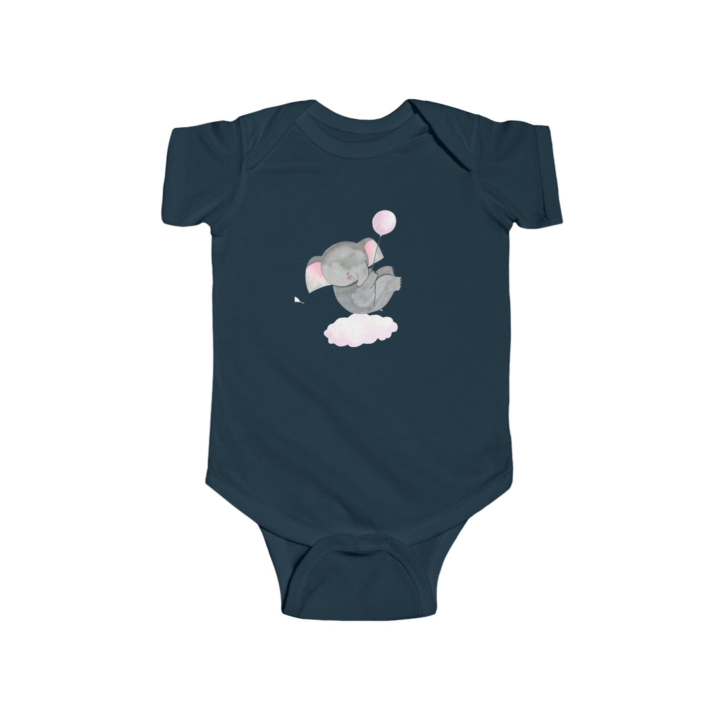 Cute Elephant Infant Bodysuit, Baby Shower Gift, Newborn Outfit, Toddler Wear, Adorable Baby Clothes