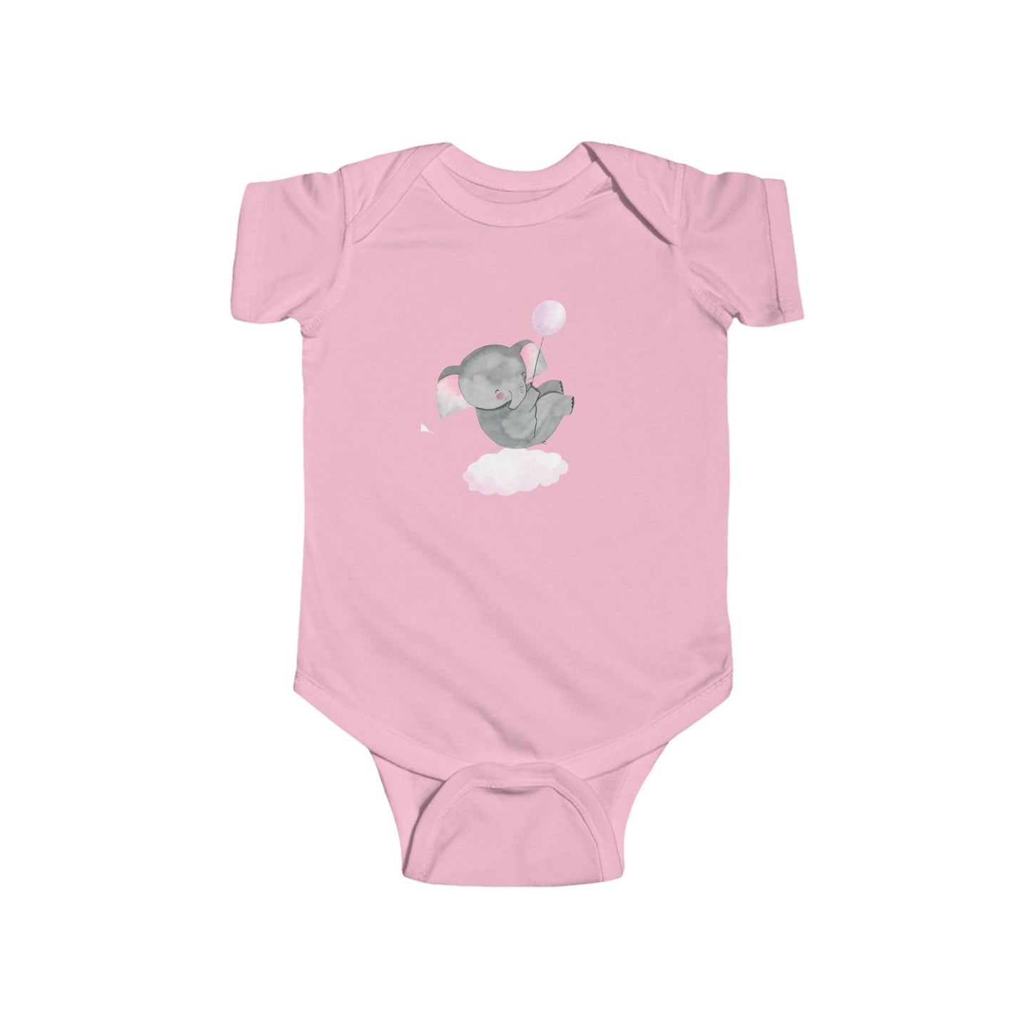 Cute Elephant Infant Bodysuit, Baby Shower Gift, Newborn Outfit, Toddler Wear, Adorable Baby Clothes