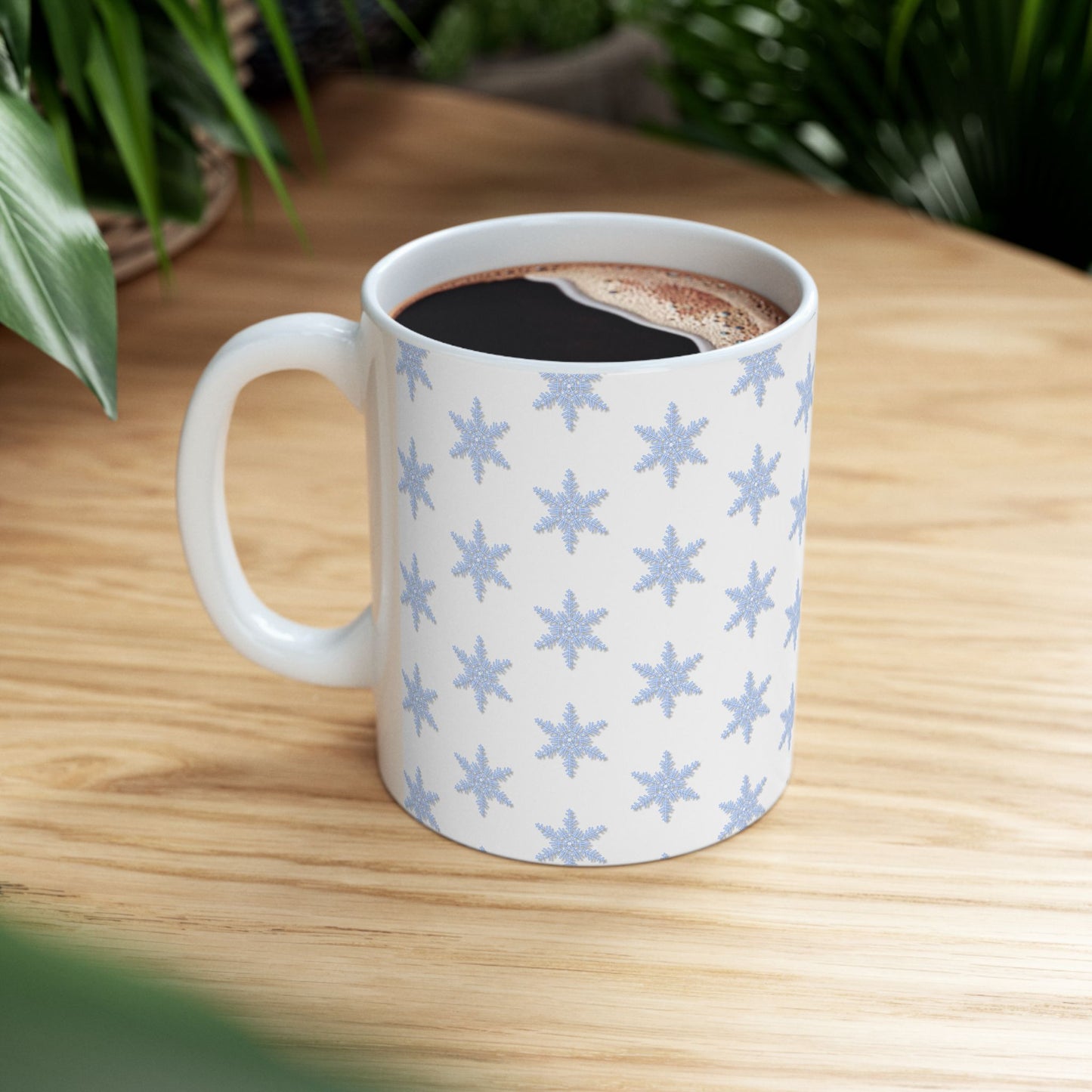 Ceramic Star Pattern Mug - Cozy Home Vibe, Perfect Gift for Winter, Unique Coffee Cup, Ideal for Birthdays, Holidays, and Cozy Gatherings