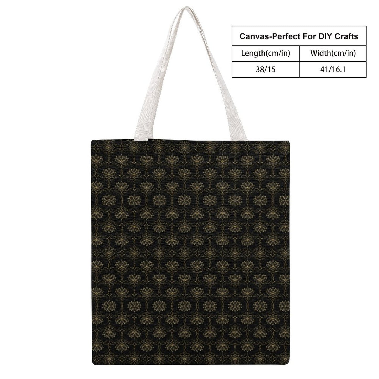 Martin Canvas Tote Handbag with Dual-sided Printing