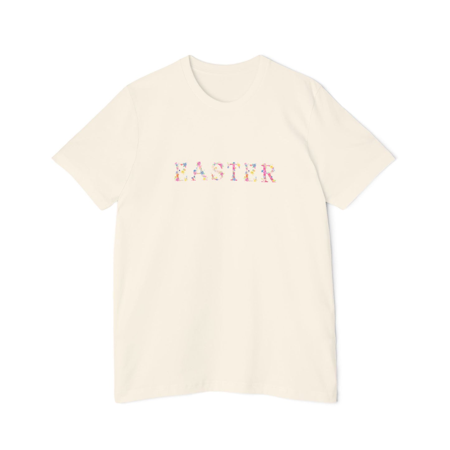 Easter Floral T-Shirt, Spring Tee, Unisex Jersey Shirt, Holiday Apparel, Spring Celebration Top