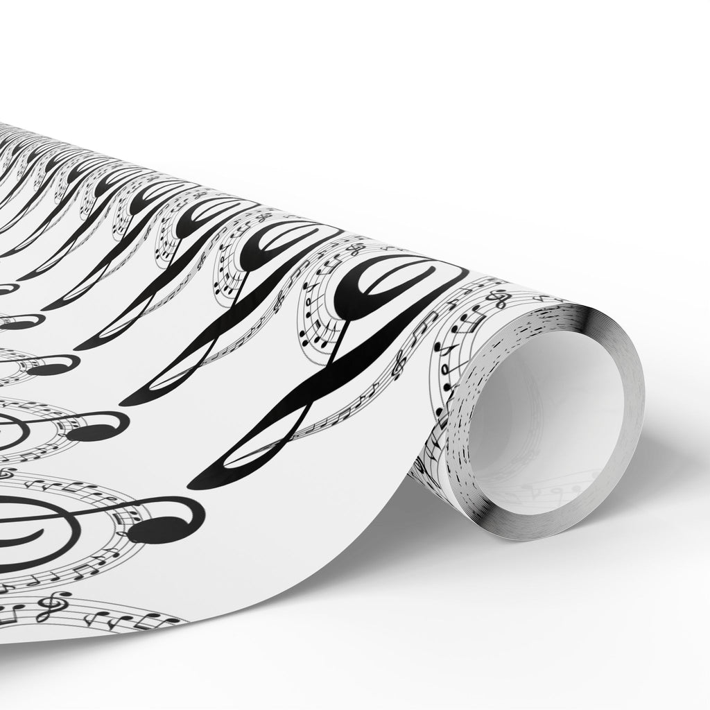 Musical Notes Wrapping Paper Perfect for Music Lovers