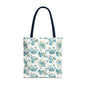 Floral Design Tote Bag | Reusable Shopping Bag, Beach Tote, Eco-Friendly Bag, Gift for Her, Travel Organizer