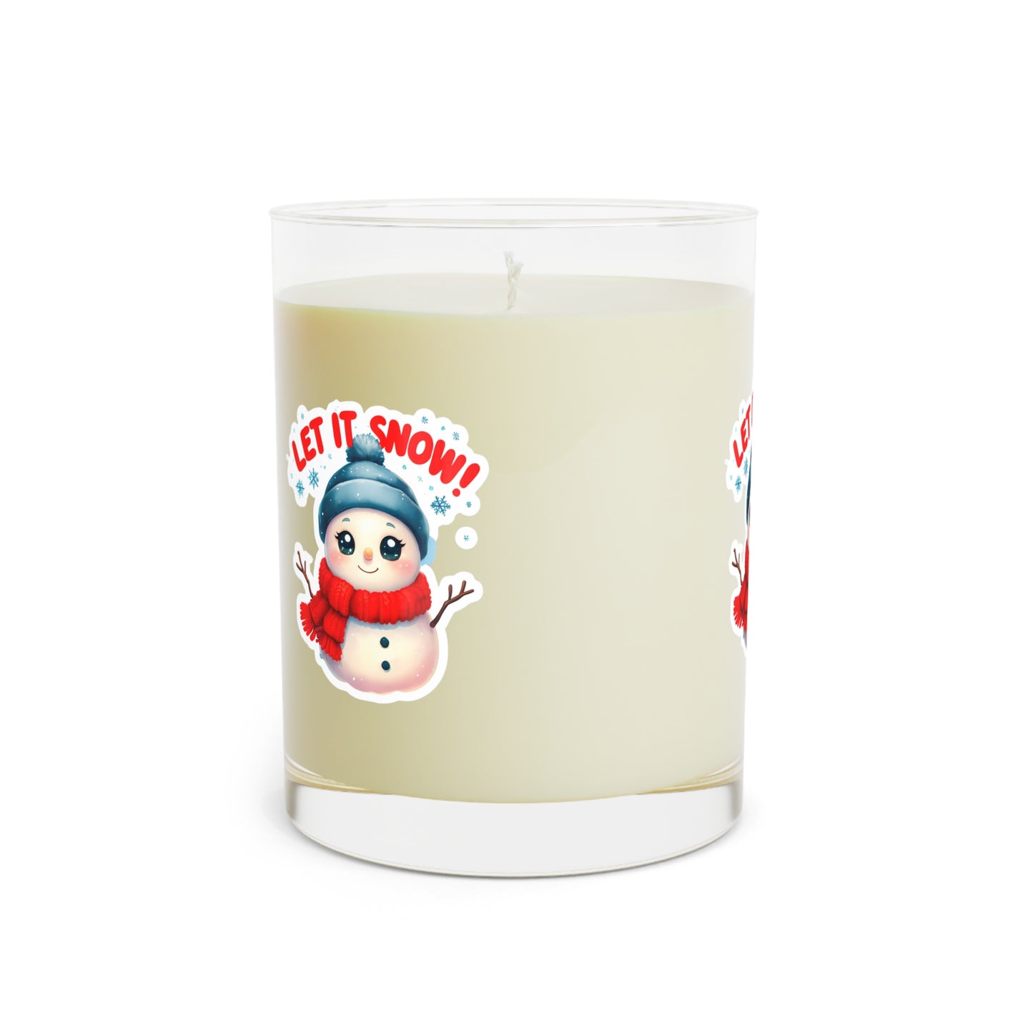 Winter Scented Candle - 'Let It Snow!' Seasonal 11oz Aromatherapy