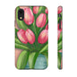 Floral Phone Case with Vibrant Tulips - Tough Cases for Garden Lovers, Spring Gifts, Nature Enthusiasts, Unique Gadget Accessories, [...]