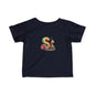 Cute Snail Rainbow Infant Tee, Baby T-Shirt, Toddler Gift, Kids Apparel, Fun Summer Outfit