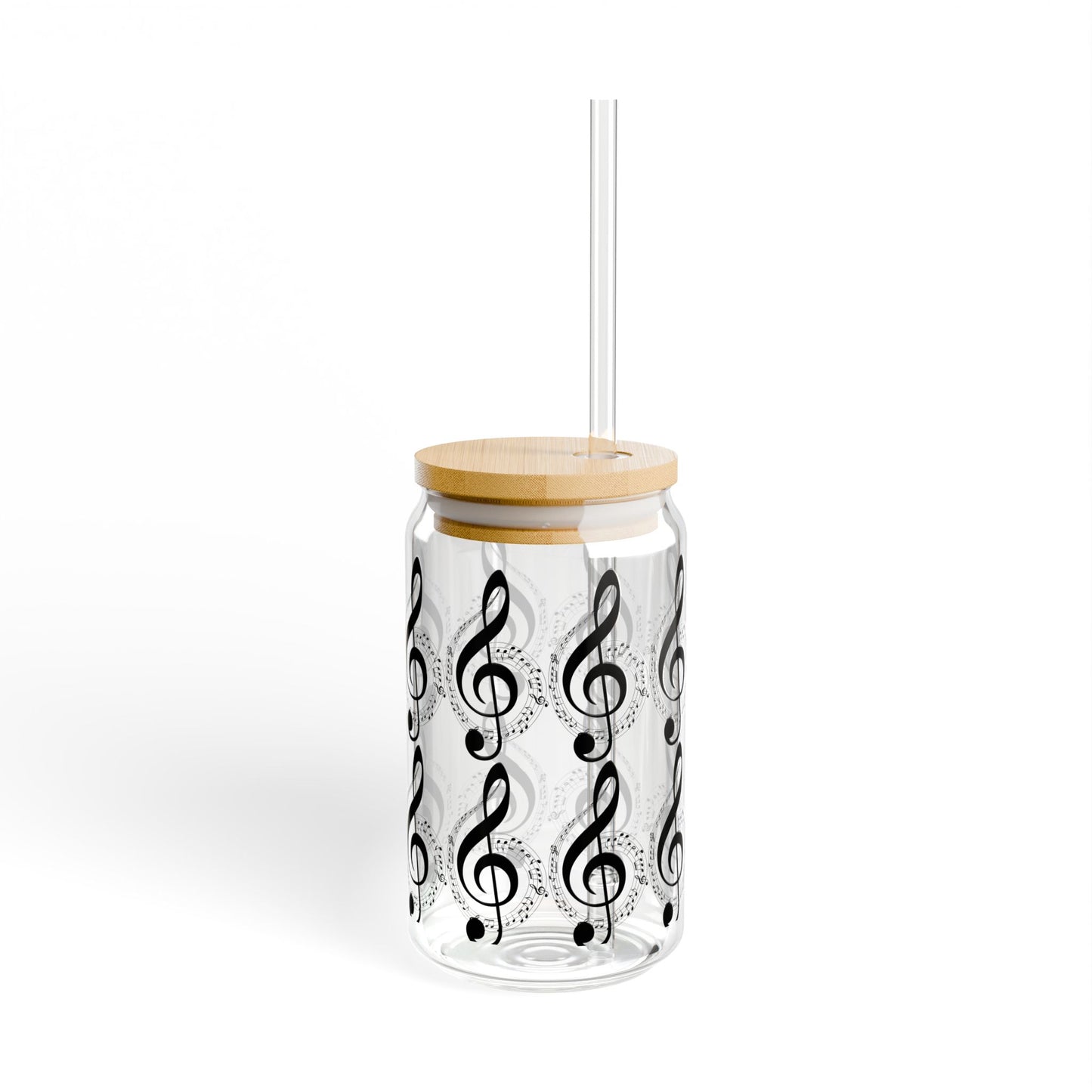 Musical Notes Sipper Glass, Perfect for Music Lovers, Gifts for Musicians