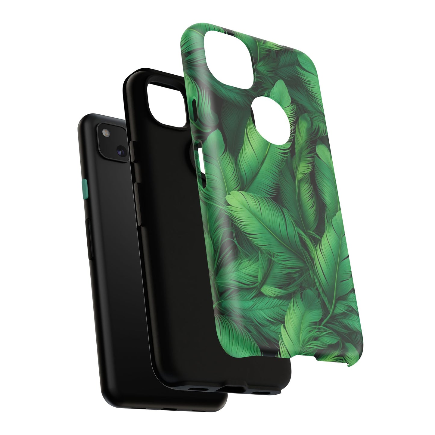 Tough Cases - Tropical Leaf Phone Case, Nature-inspired, Phone Accessory, Gift for Her, Jungle Theme, Eco-Friendly