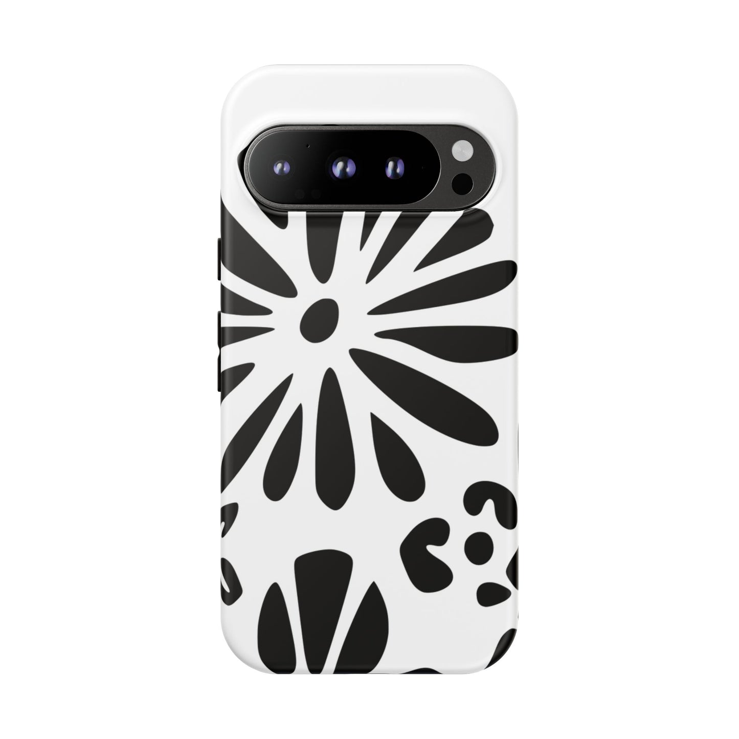 Stylish Phone Case with Floral Design, Tough Phone Cover for Her, Trendy Black and White Cell Phone Case, Unique Gift for Birthdays [...]