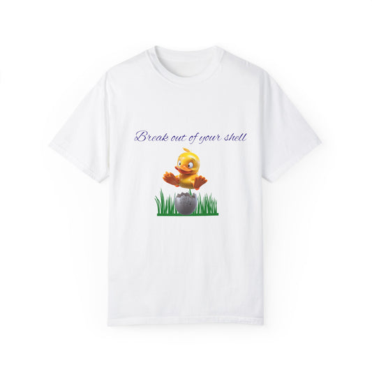 Egg-citing Garment-Dyed T-shirt: Perfect for Easter, Spring Celebrations
