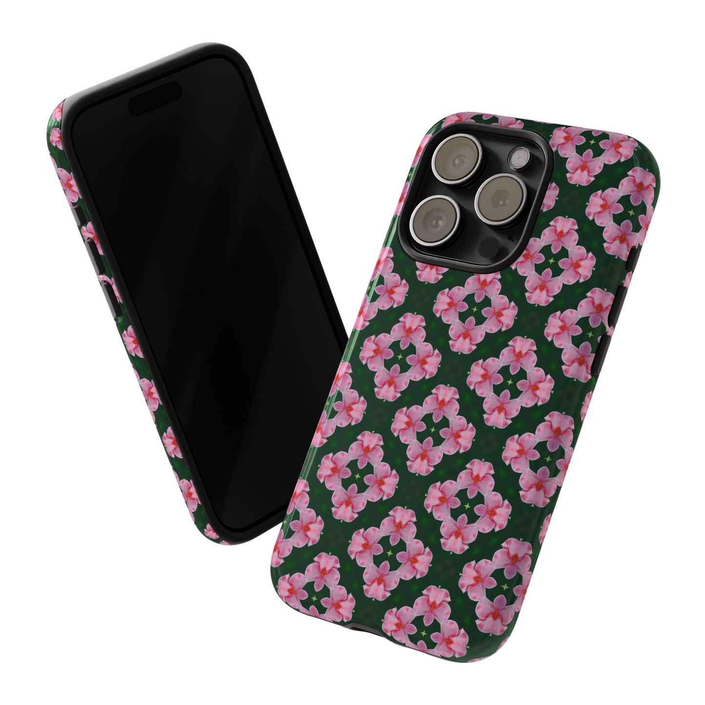 Tough Cases - Floral Phone Case, Stylish Protective Cover for Women, Gift Idea for Birthdays, Unique Floral Design, Trendy Tech Accessory