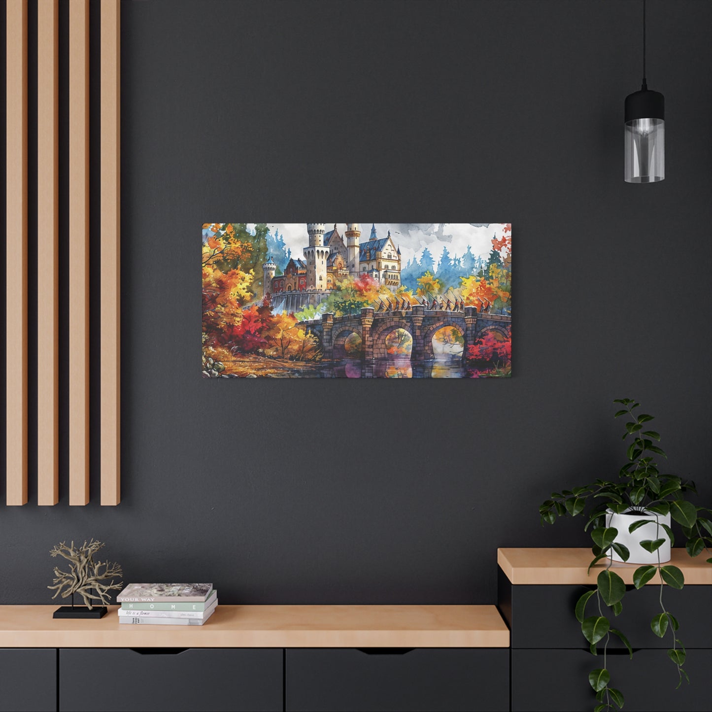 Matte Canvas, Stretched, 1.25" - Castle
